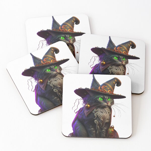 Item preview, Witch Master Cat designed and sold by RootNeeds.