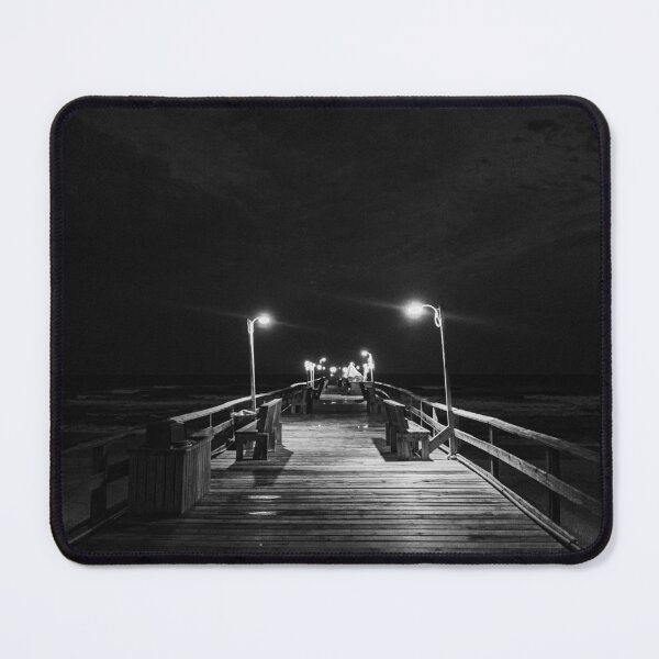 Item preview, Evening on the Pier (Black and White) designed and sold by Craig Kauzmann.