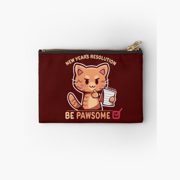 Item preview, New Years Resolution is to Be Pawsome designed and sold by TechraNova.