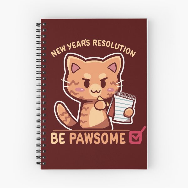 Item preview, New Years Resolution is to Be Pawsome designed and sold by TechraNova.