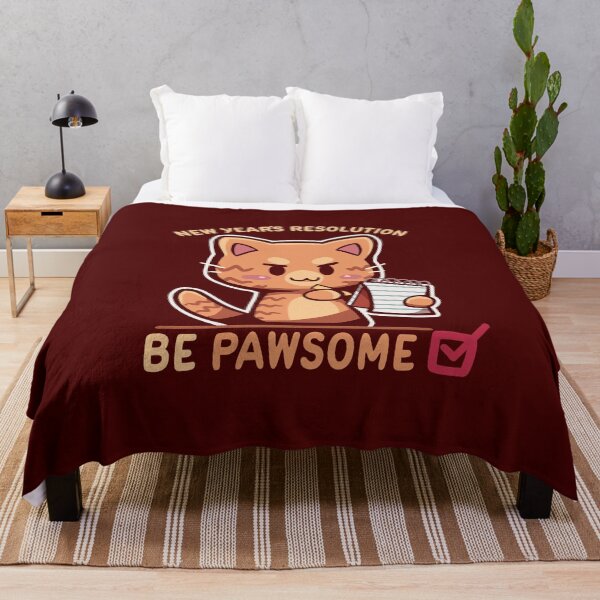 Item preview, New Years Resolution is to Be Pawsome designed and sold by TechraNova.