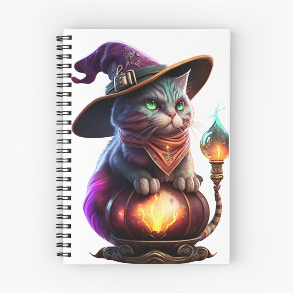 Artikelvorschau, Schwarze Katze mit Kristallkugel - Hexerei-Kunst entworfen und verkauft von RootNeeds.