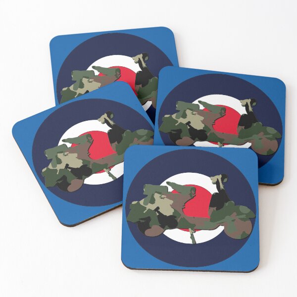 Item preview, Camo Scooter Retro mod roundel designed and sold by ModSupporters.