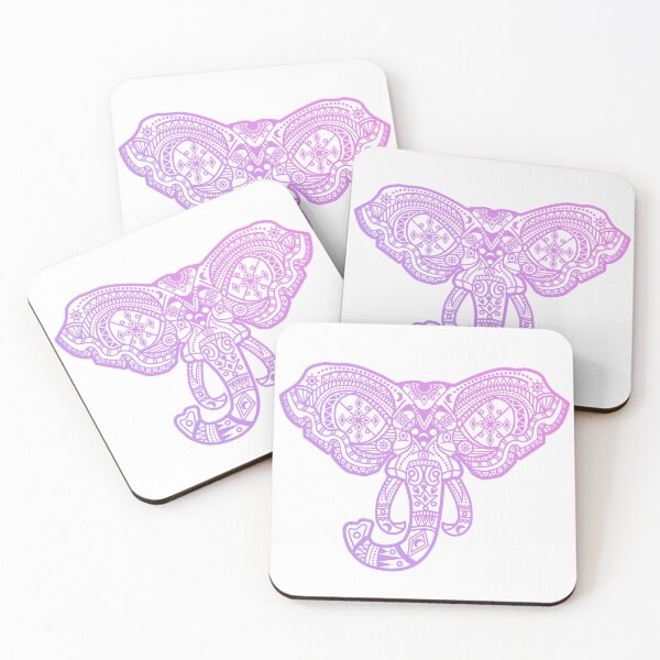Item preview, Gradient style elephant mandala pink tones designed and sold by marco2r.