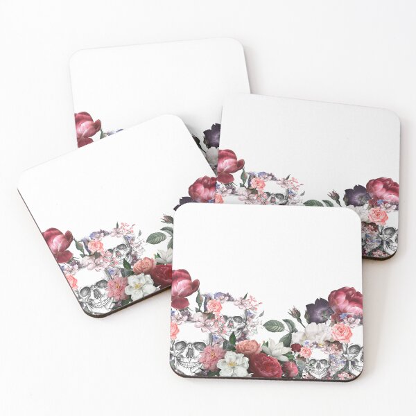 Item preview, Skullhead and flowers designed and sold by desssigner.