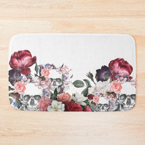 Item preview, Skullhead and flowers designed and sold by desssigner.