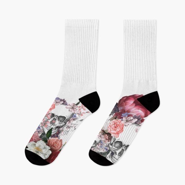 Item preview, Skullhead and flowers designed and sold by desssigner.