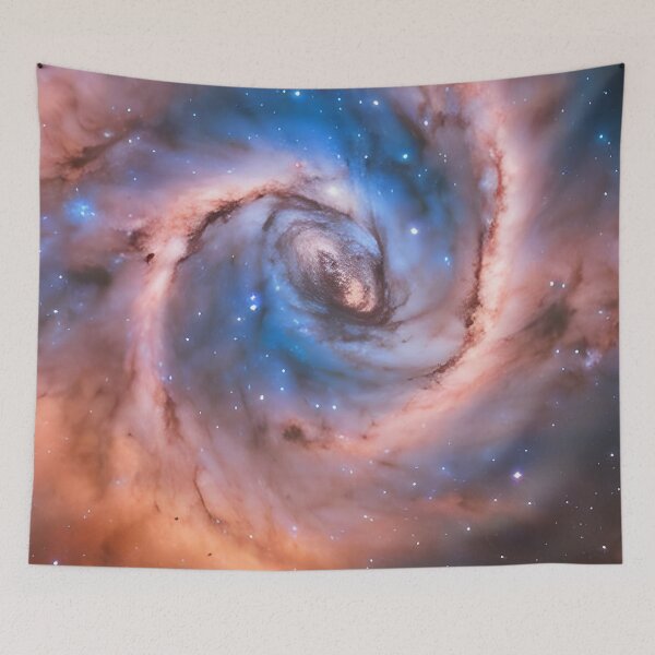 Item preview, Beautiful Blue and Orange Spiral Galaxy designed and sold by The-Hist-Image.