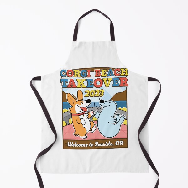 Item preview, 2023 Welcome To Seaside, Corgi Beach Takeover designed and sold by PortlandCorgi.