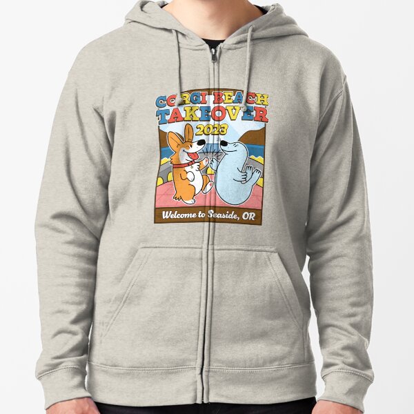 Item preview, 2023 Welcome To Seaside, Corgi Beach Takeover designed and sold by PortlandCorgi.