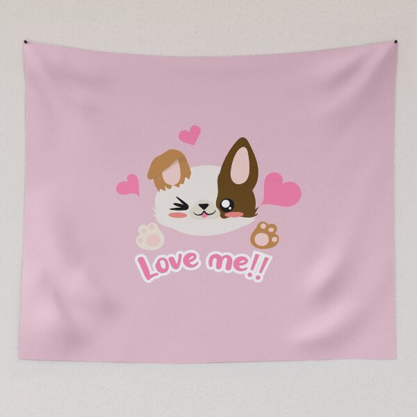 Item preview, cute puppy in love designed and sold by yessebel.