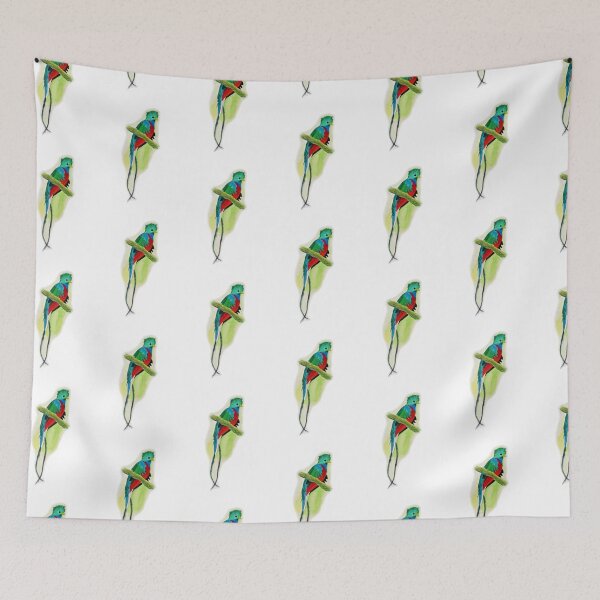 Item preview, Hand Painted Watercolor Quetzal designed and sold by julyperson.