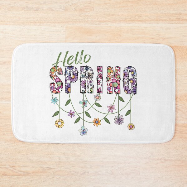 Item preview, RETRO HELLO SPRING, BOHO SPRING FLOWERS, GOOD VIBES & SUNSHINE designed and sold by FlutteringWings.