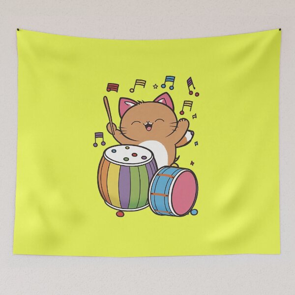 Item preview, Drummer Cat designed and sold by Void-Fantasies.
