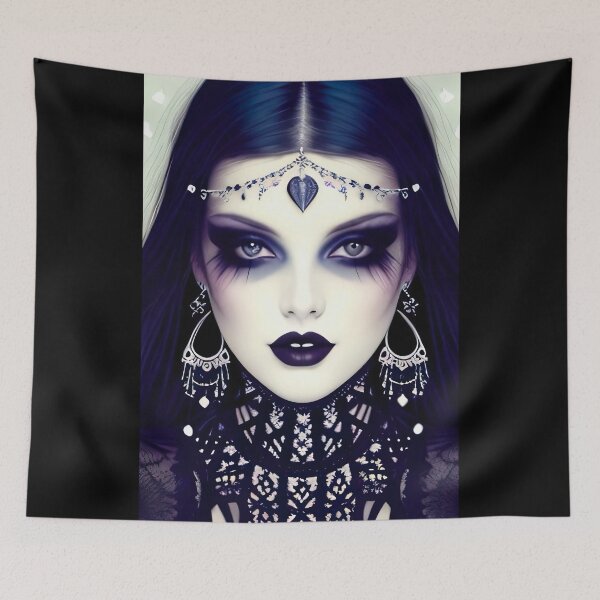 Item preview, Beautiful Goth Girl designed and sold by RaveToTheGrave.
