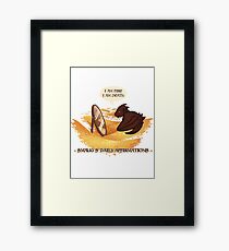 Smaug's Daily Affirmations Framed Print