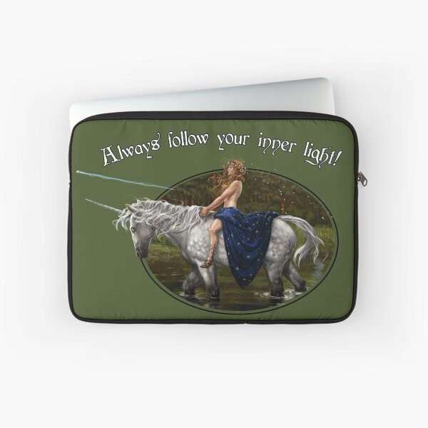 Item preview, Follow your inner light! / Unicorn art designed and sold by Lotusalchemy.