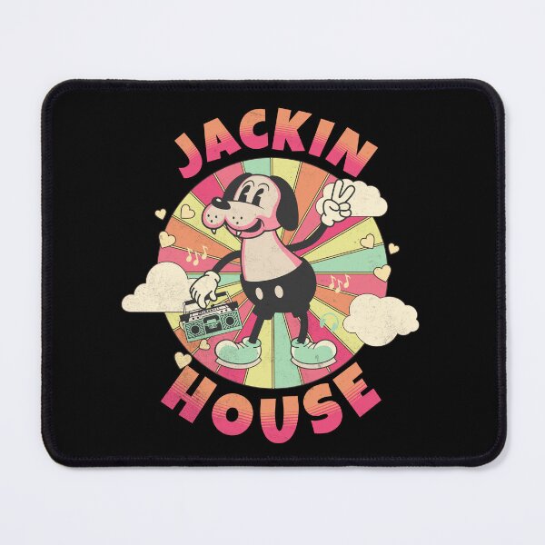 Item preview, JACKIN HOUSE  - Vintage House Dog designed and sold by Discothreadz.