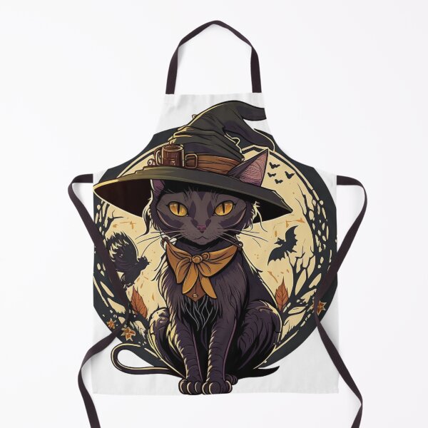 Item preview, Adorable Witch Cat under the Moon designed and sold by RootNeeds.