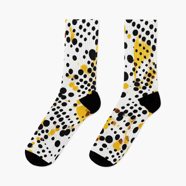 Aperçu de l'œuvre Motif abstrait noir et jaune créée et vendue par MarisePix.
