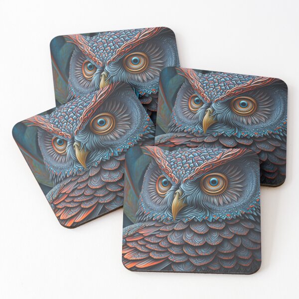 Item preview, Psychedelic Owl designed and sold by mind-melt-er.