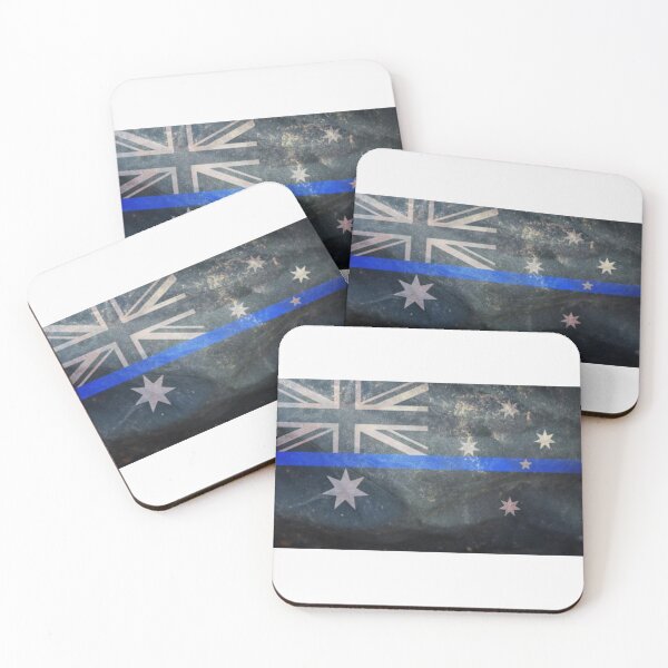 Item preview,  Australian Faded Thin Blue Line Flag -Thin Blue Line designed and sold by RENAGADE4LYF.