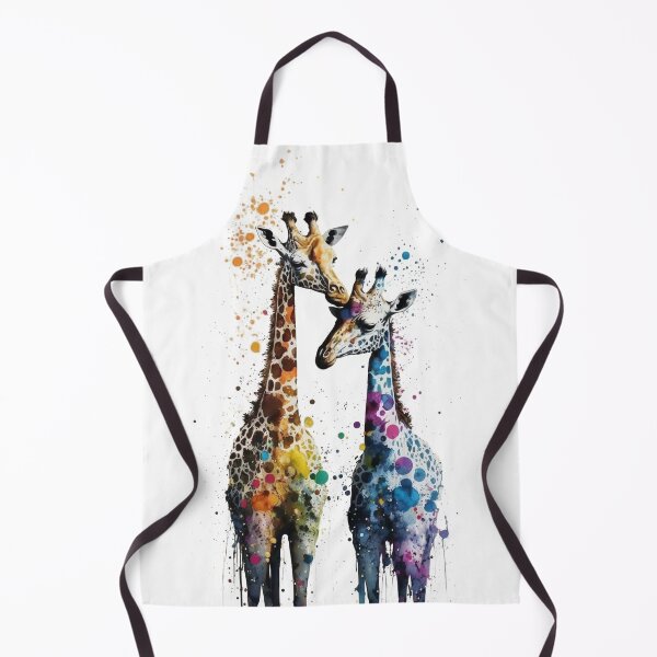 Item preview, Giraffe Mother & Baby - Banksy Style - 20% Donated to Tusk designed and sold by FourPawsPrints.