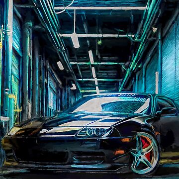 Artwork thumbnail, Dream car in garage by Brian Vegas by Brian Vegas