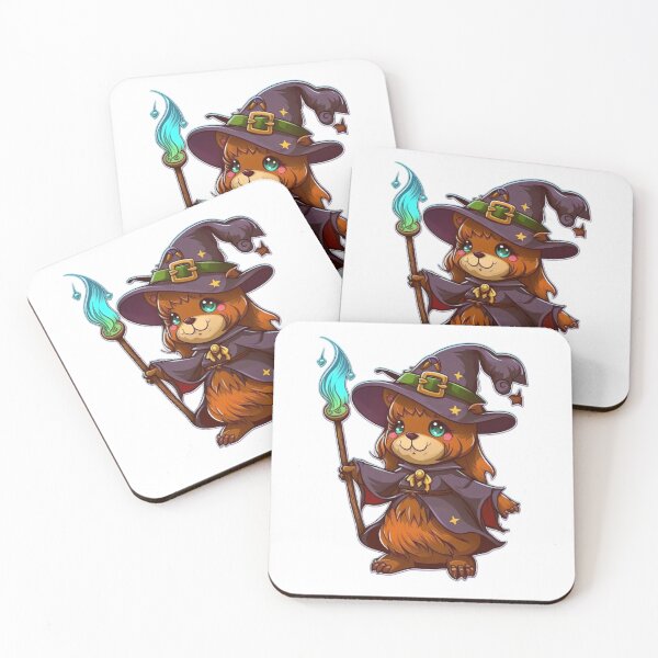 Item preview, Cute Girly Witch Bear Cartoon designed and sold by RootNeeds.