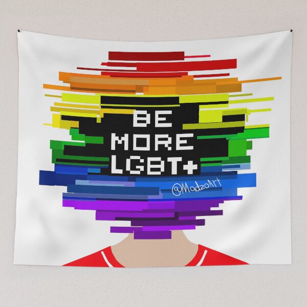 Item preview, Be More LGBT, Be more chill design designed and sold by MicahArts.