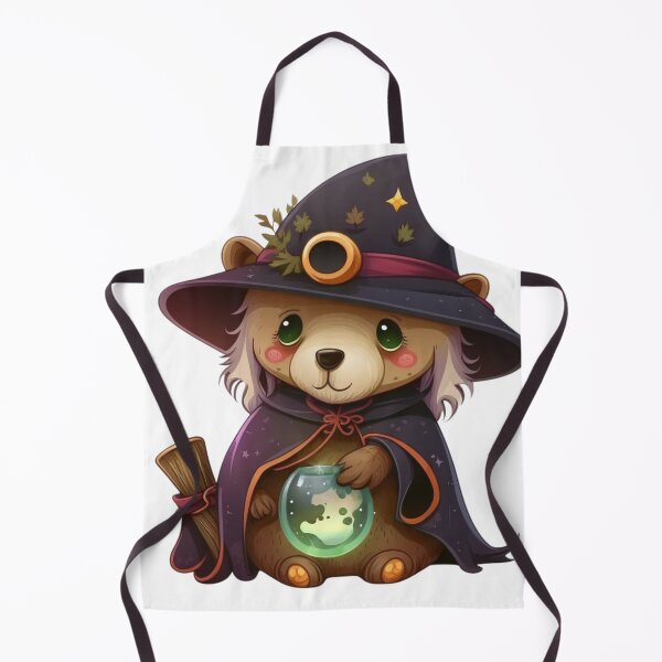 Aperçu de l'œuvre mignon, sorcière, ours créée et vendue par RootNeeds.