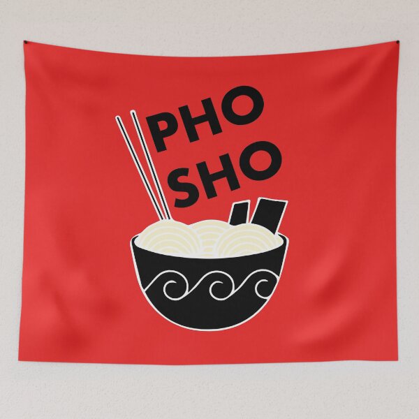 Artikelvorschau, PHO SHO - vietnamesisches Pho-Food-Wortspiel entworfen und verkauft von marina ralston.