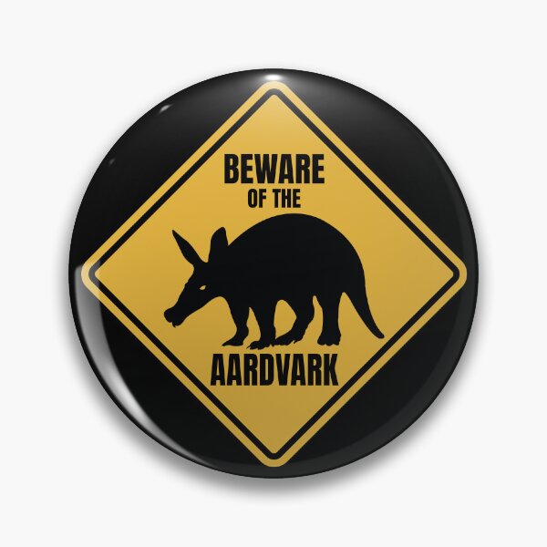 Item preview, Aardvark African ant bear Road Sign designed and sold by GEEK-FACTORY-EU.