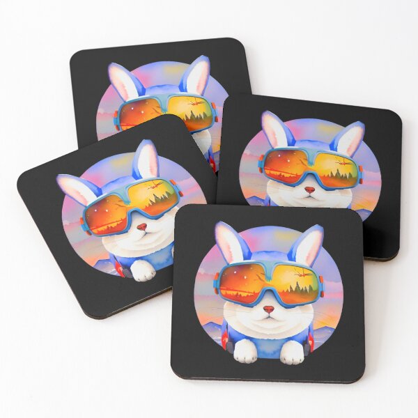 Item preview, Funny Bunny Cool Skiing Helmet! designed and sold by Giulivo Store Graphic.