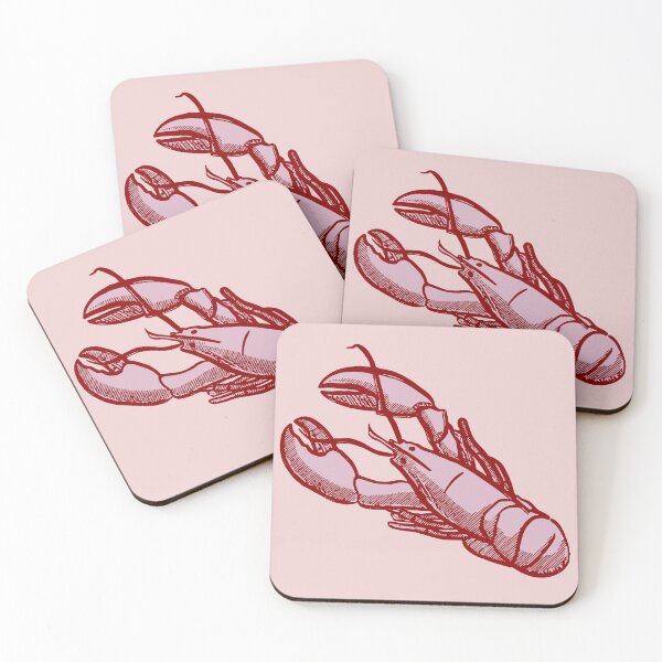 Item preview, Lobster in red and pink designed and sold by LucyFaulke.