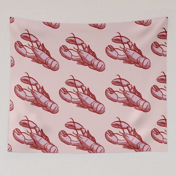 Item preview, Lobster in red and pink designed and sold by LucyFaulke.