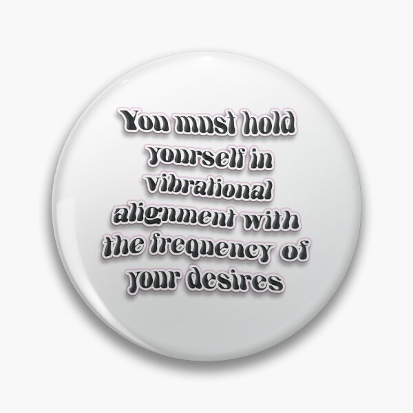 Item preview, Hold yourself in vibrational alignment affirmation designed and sold by atelierallaire.