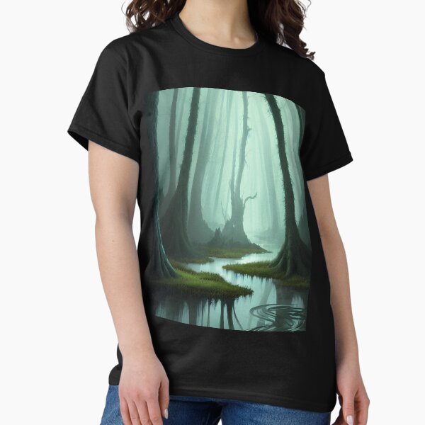 Item preview, Mysterious Green Swamp designed and sold by Axjo Art.