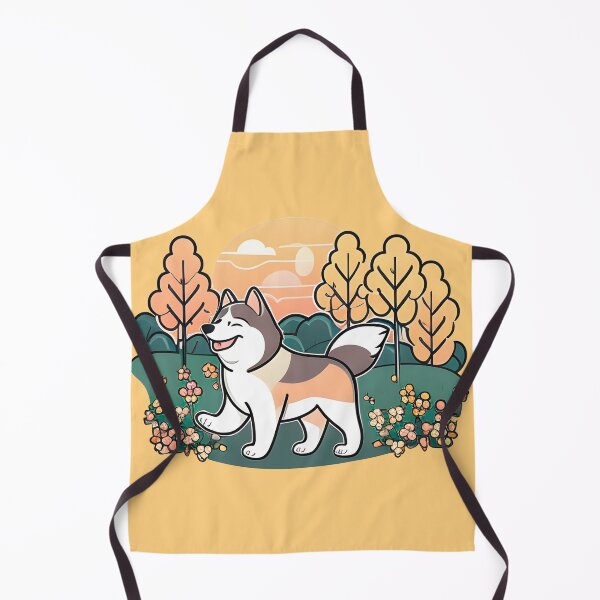 Item preview, Husky in the woods designed and sold by brindled.