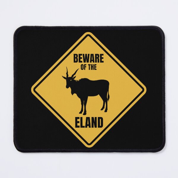 Artikelvorschau, Eland-Antilope-Verkehrsschild entworfen und verkauft von GEEK-FACTORY-EU.