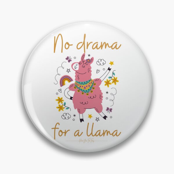 Item preview, No drama for a llama designed and sold by HooYooTeeTees.