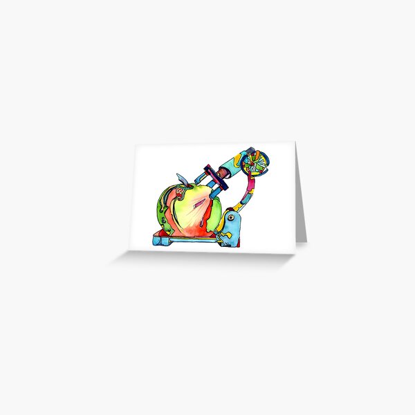 Naturopathy Under The Microscope Greeting Card