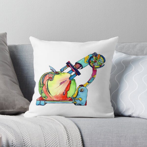 Naturopathy Under The Microscope Throw Pillow