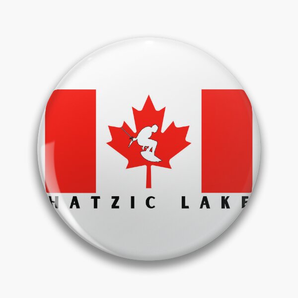 Item preview, Hatzic Lake Wakeboarding Canada Water Skier Boating Sticker Decal designed and sold by HatzicTshirts.