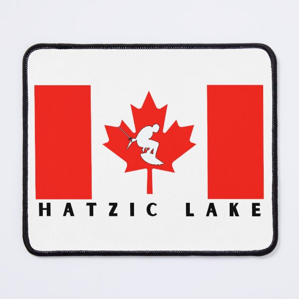 Item preview, Hatzic Lake Wakeboarding Canada Water Skier Boating Sticker Decal designed and sold by HatzicTshirts.