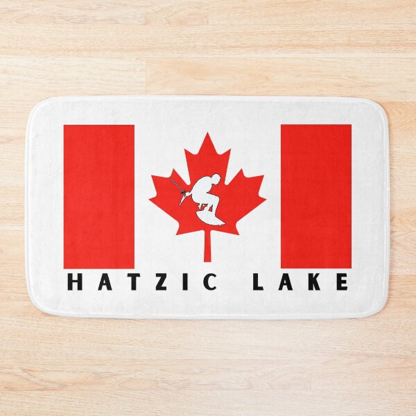 Item preview, Hatzic Lake Wakeboarding Canada Water Skier Boating Sticker Decal designed and sold by HatzicTshirts.