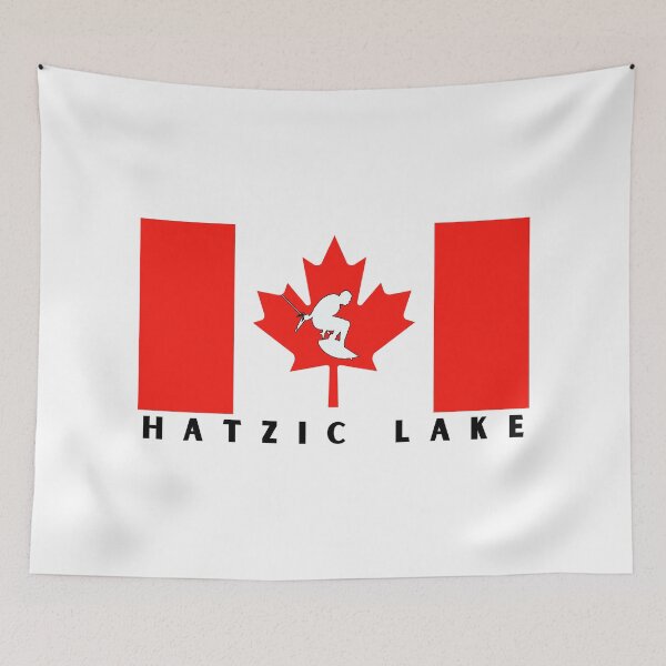 Item preview, Hatzic Lake Wakeboarding Canada Water Skier Boating Sticker Decal designed and sold by HatzicTshirts.