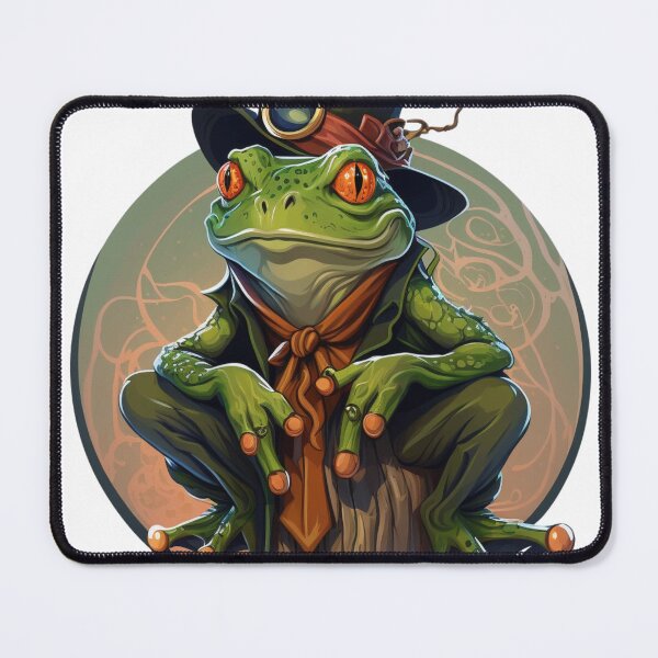 Item preview, Wizard Frog - Magical Spellcasting Amphibian designed and sold by RootNeeds.