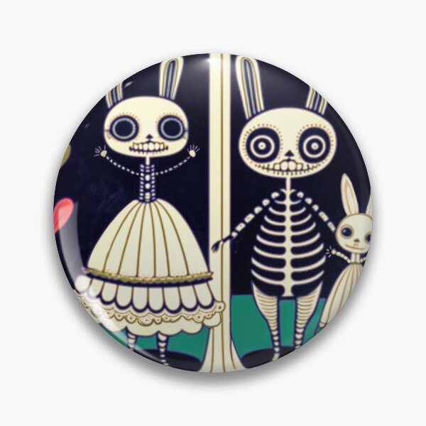 Item preview, Skeleton Bunny Family designed and sold by Artlizzard.