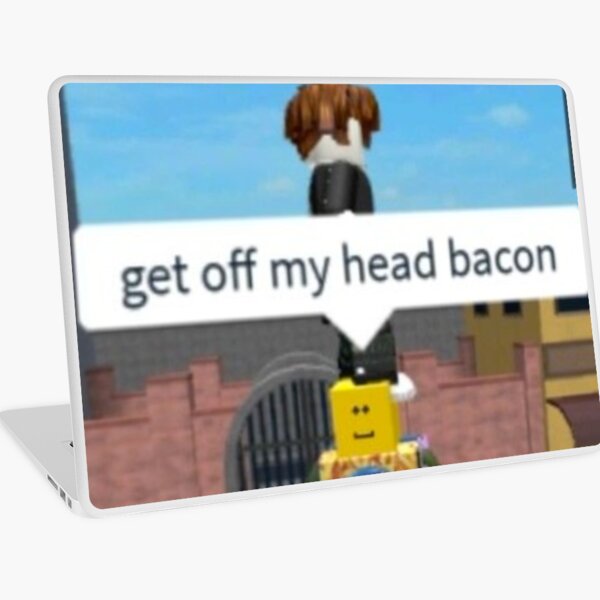 gef off my head bacon Laptop Skin for Sale by EliasBNSA